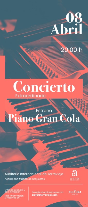 CONCIERTO EXTRAORDINARIO PIANO GRAN COLA Pequeno