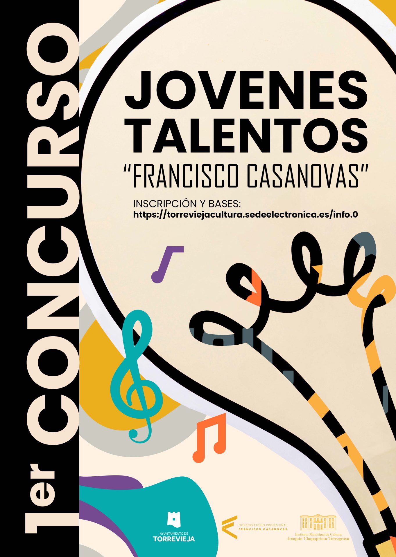 CARTEL I CONCURSO DE JÓVENES TALENTOS MUSICALES FRANCISCO CASANOVAS