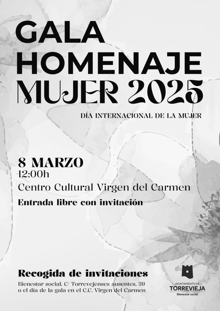 CARTEL GALA DÍA DE LA MUJER 2025