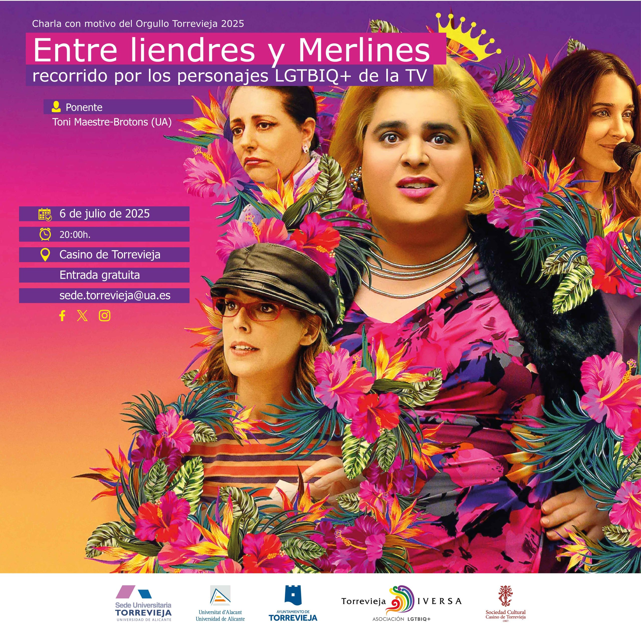 Cartel RRSS charla LGTB UA