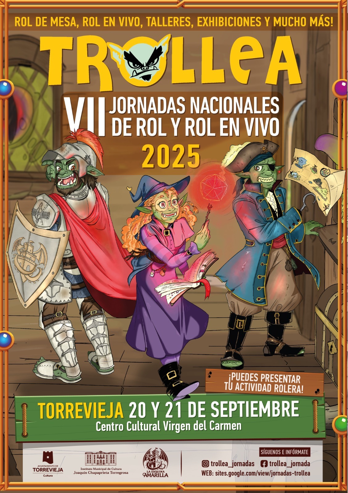 CARTEL JORNADAS NACIONALES DE ROL