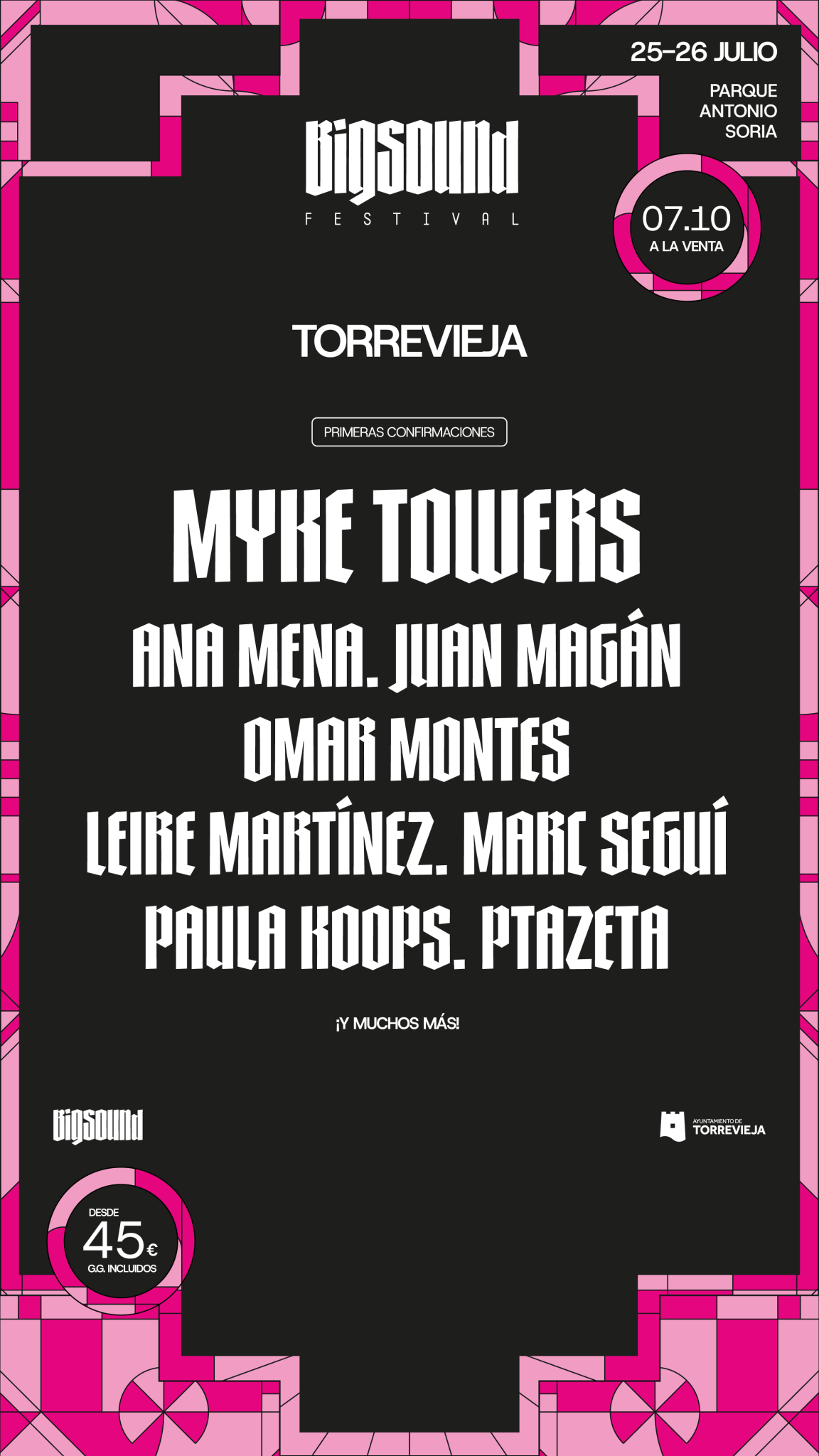 CARTEL ARTISTAS BIGSOUND FESTIVAL 2