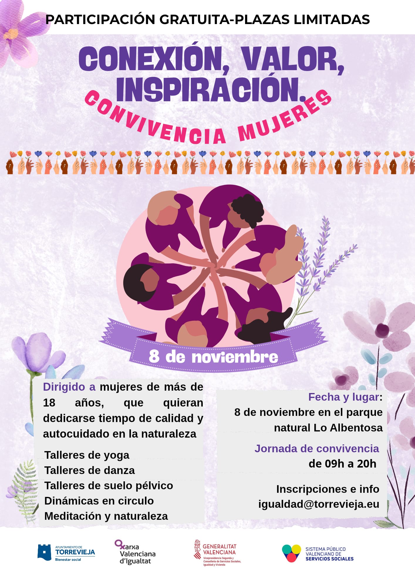 CARTEL CONVIVENCIA MUJERES