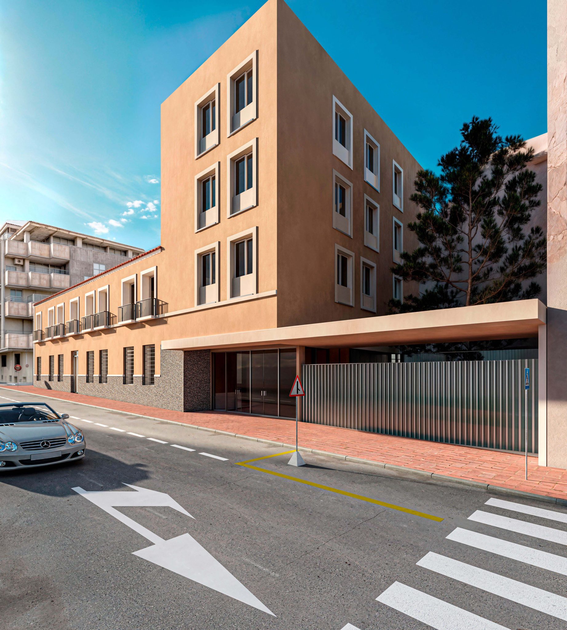 FACHADA PROYECTO EDIFICIO LA PURÍSIMA 1