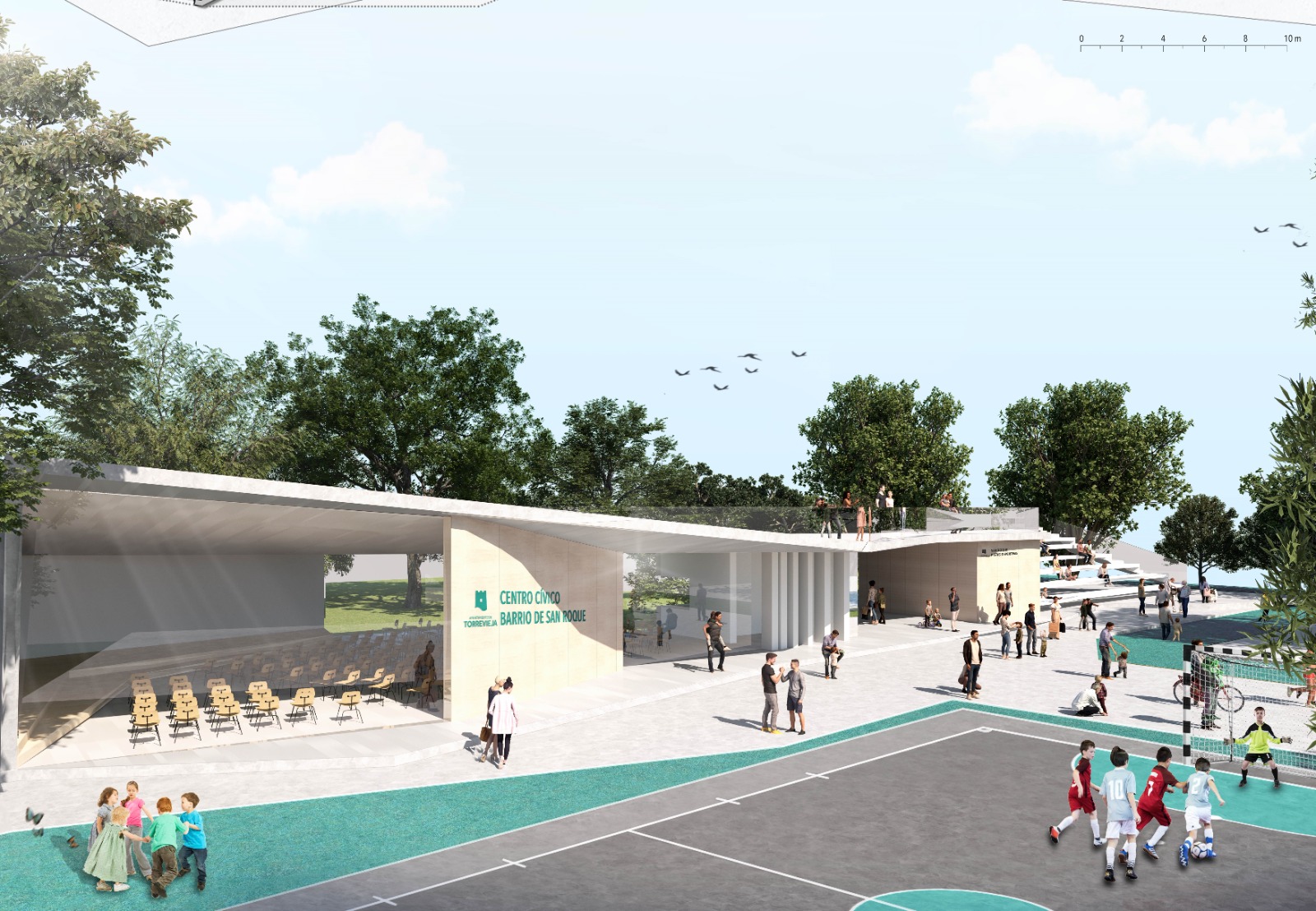 IMAGEN ANTEPROYECTO FUTURO CENTRO CÍVICO SAN ROQUE